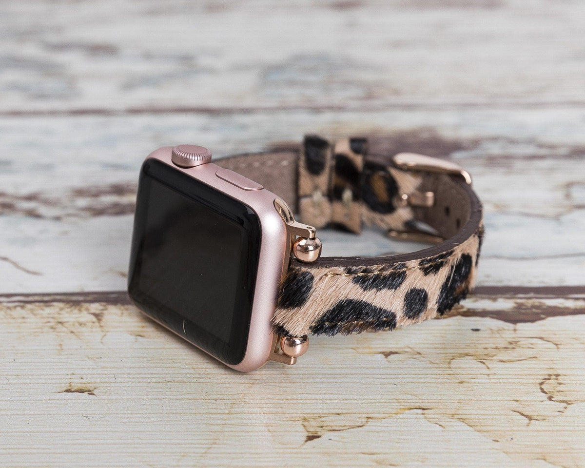 Seamy Leather Apple Watch Band
