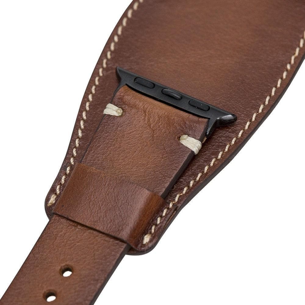 Pulsar Cuff Leather Apple Watch Band