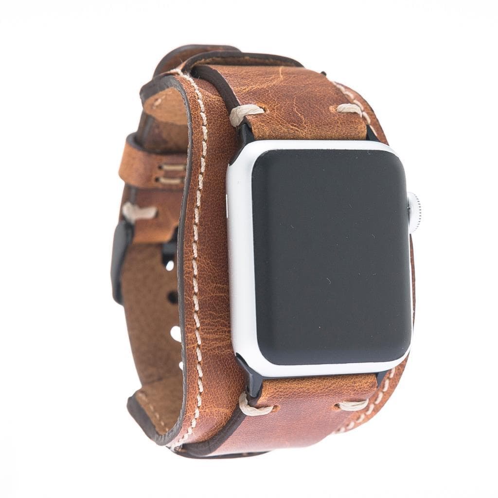 Pulsar Cuff Leather Apple Watch Band