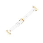 Ferro Leather Fitbit Watch Band with Gold Trok