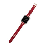 Ferro Leather Fitbit Watch Band with Rose Gold Trok