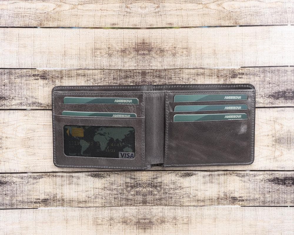 Leather Wallet – Genuine Leather Bifold Wallet with Card Slots (Torin)