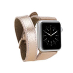Quantum Slim Double Tour Apple Watch Leather Band