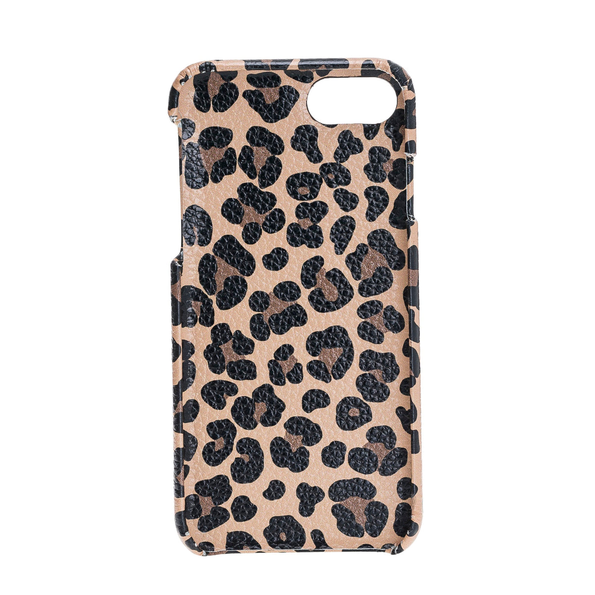Apple iPhone 7-8 Series Leather Back Cover Leopard