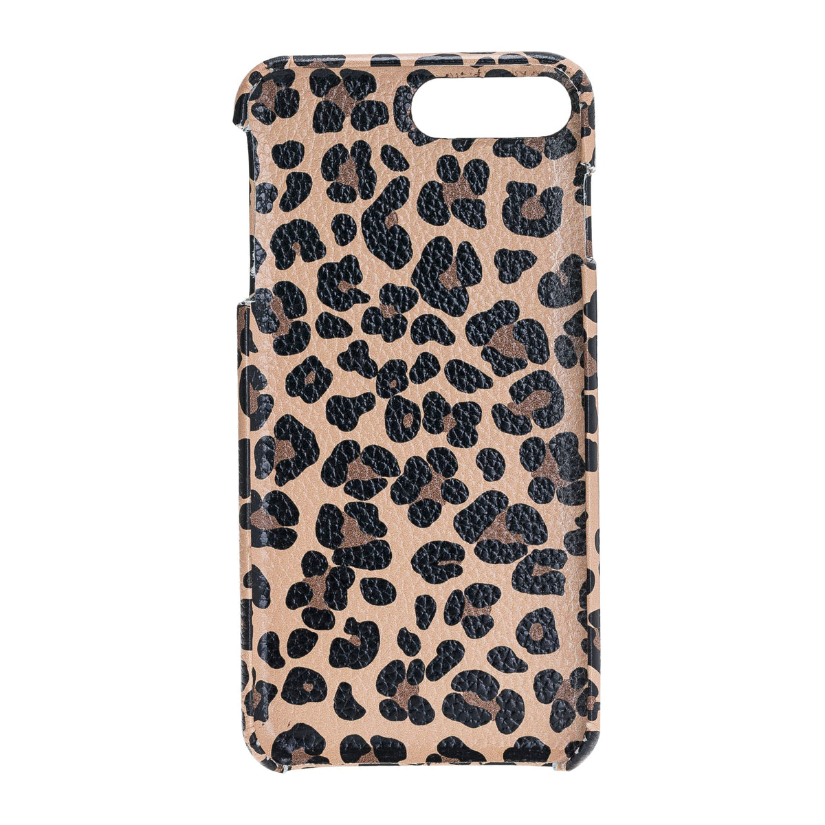 Apple iPhone 7-8 Series Leather Back Cover Leopard