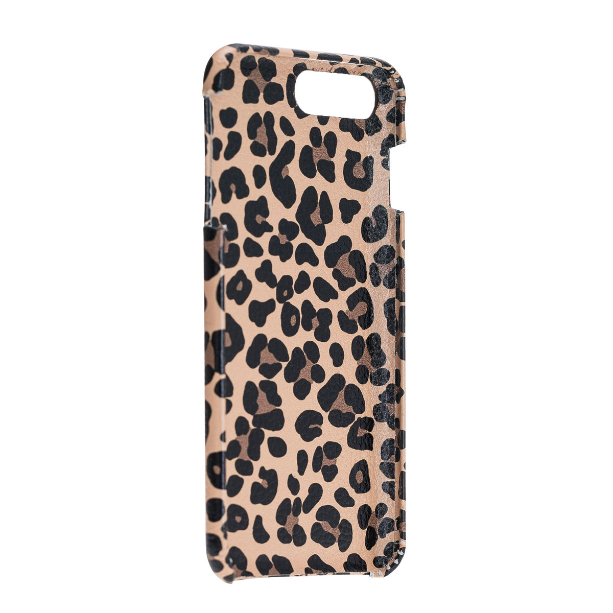 Apple iPhone 7-8 Series Leather Back Cover Leopard