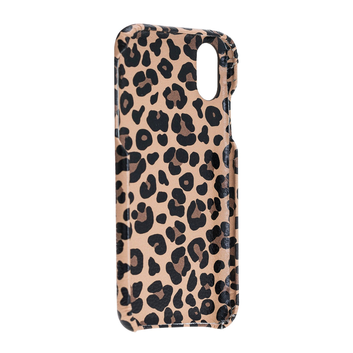 Apple iPhone XR Series Leather Back Cover Leopard