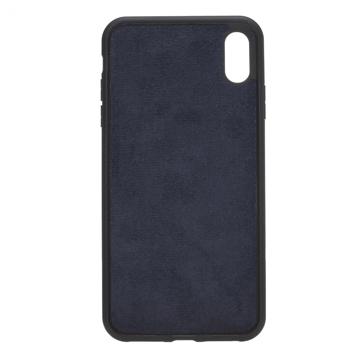 Apple iPhone X-XS Max Series Leather Back Cover Blue Swo