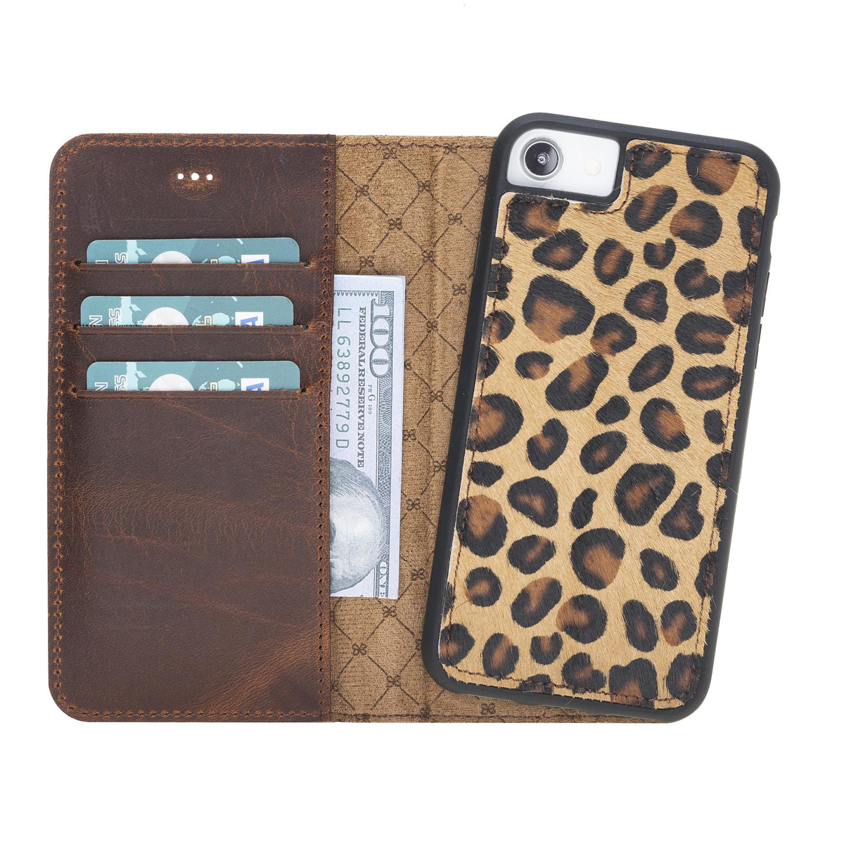 Apple iPhone 7-8 Series Leather Wallet Case