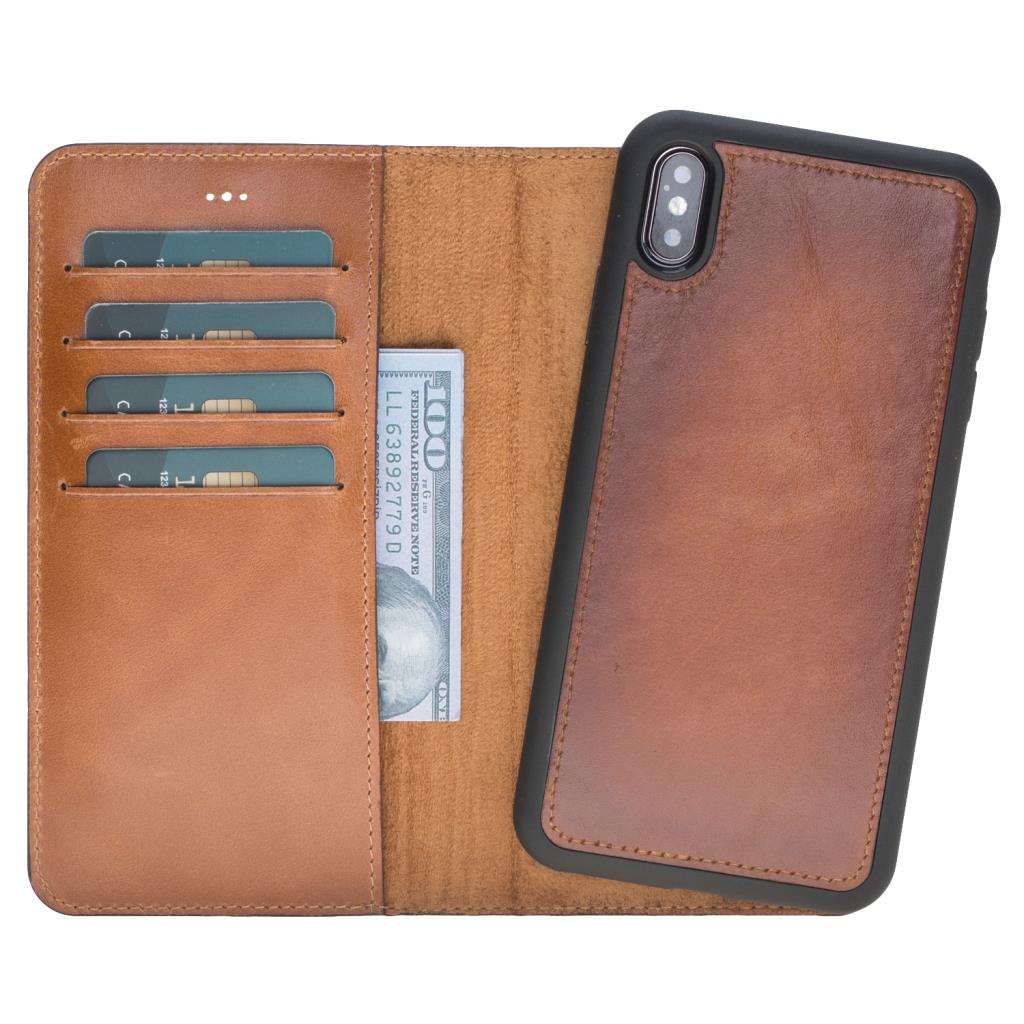 Apple iPhone XS Max Series Leather Wallet Case