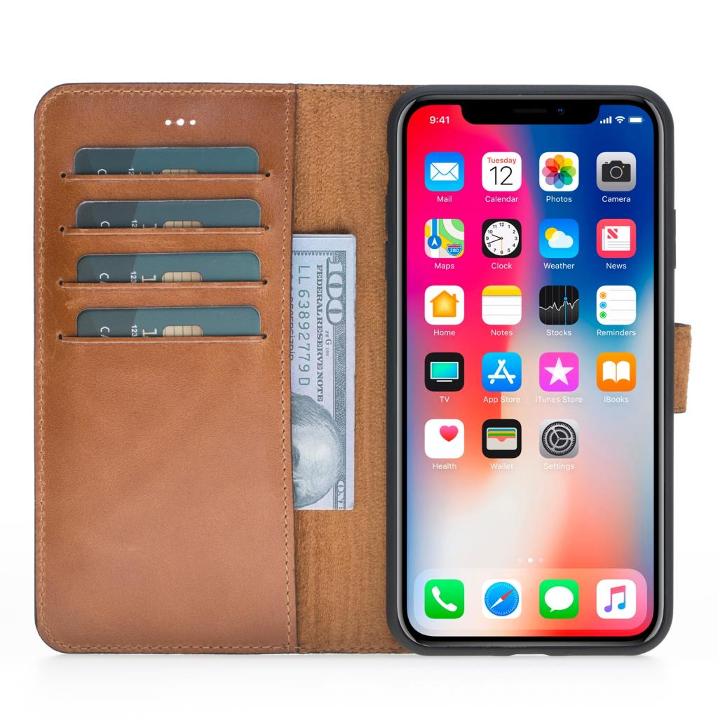 Apple iPhone XS Max Series Leather Wallet Case