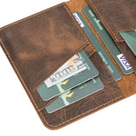 Leather Card Holder – Minimalist Slim Bifold Wallet for Men & Women (Matteo)