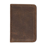 Leather Card Holder – Minimalist Slim Bifold Wallet for Men & Women (Matteo)