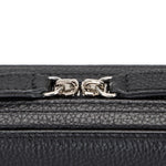 Leather Zippered Multi-Purpose Accessory Bag