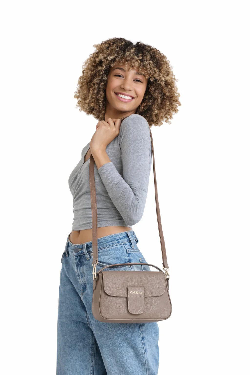 Carrera Seravelle Genuine Leather Crossbody Bag