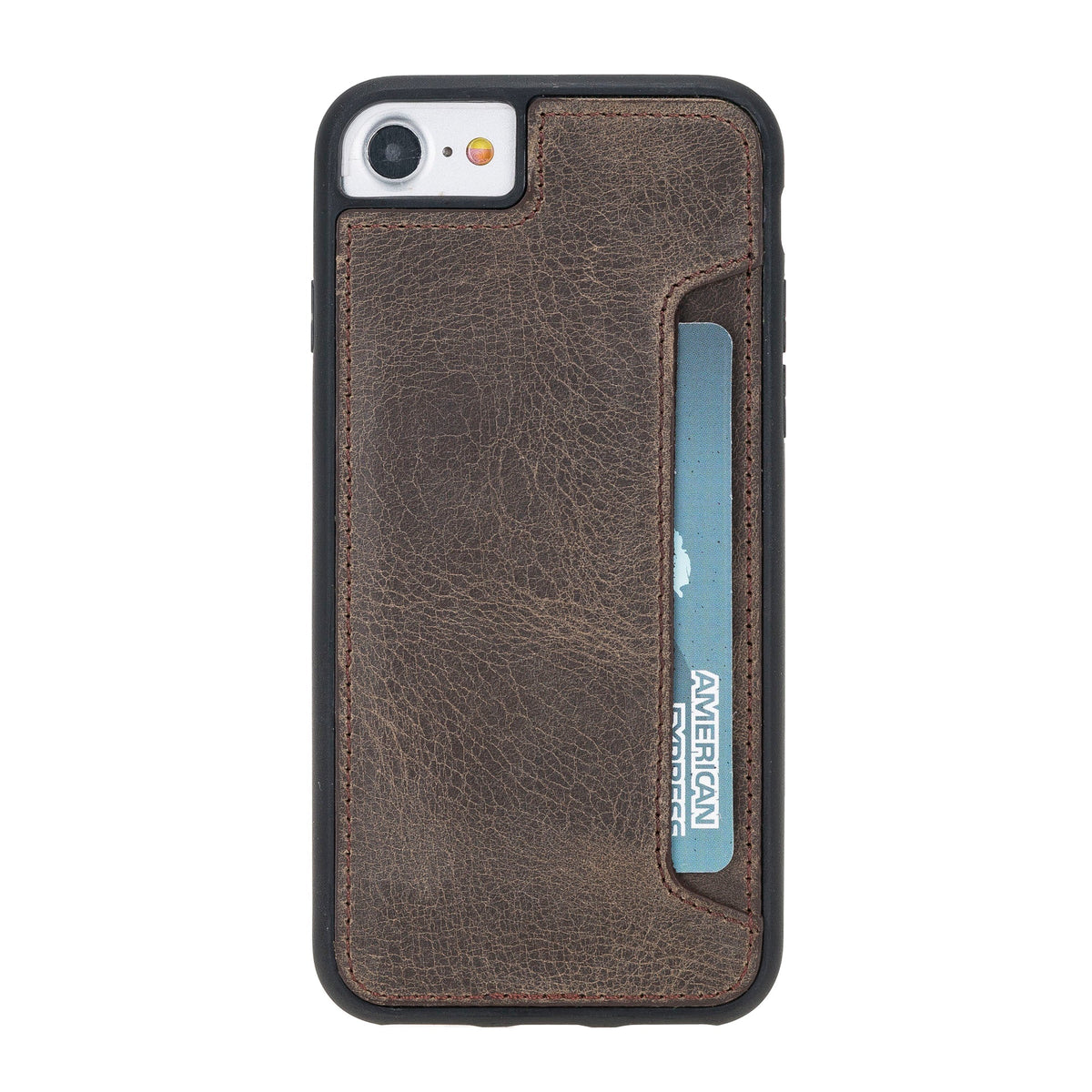 Apple iPhone 7-8 Series Leather Card Holder Back Cover