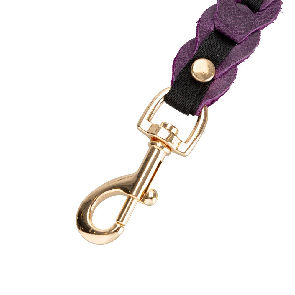 Handmade Dog Travel Strap from Real Leather 215 cm (84.6 inch)