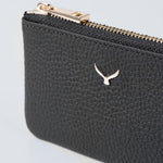 3002 Unisex Leather Coin Purse With Zipper