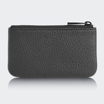 3002 Unisex Leather Coin Purse With Zipper