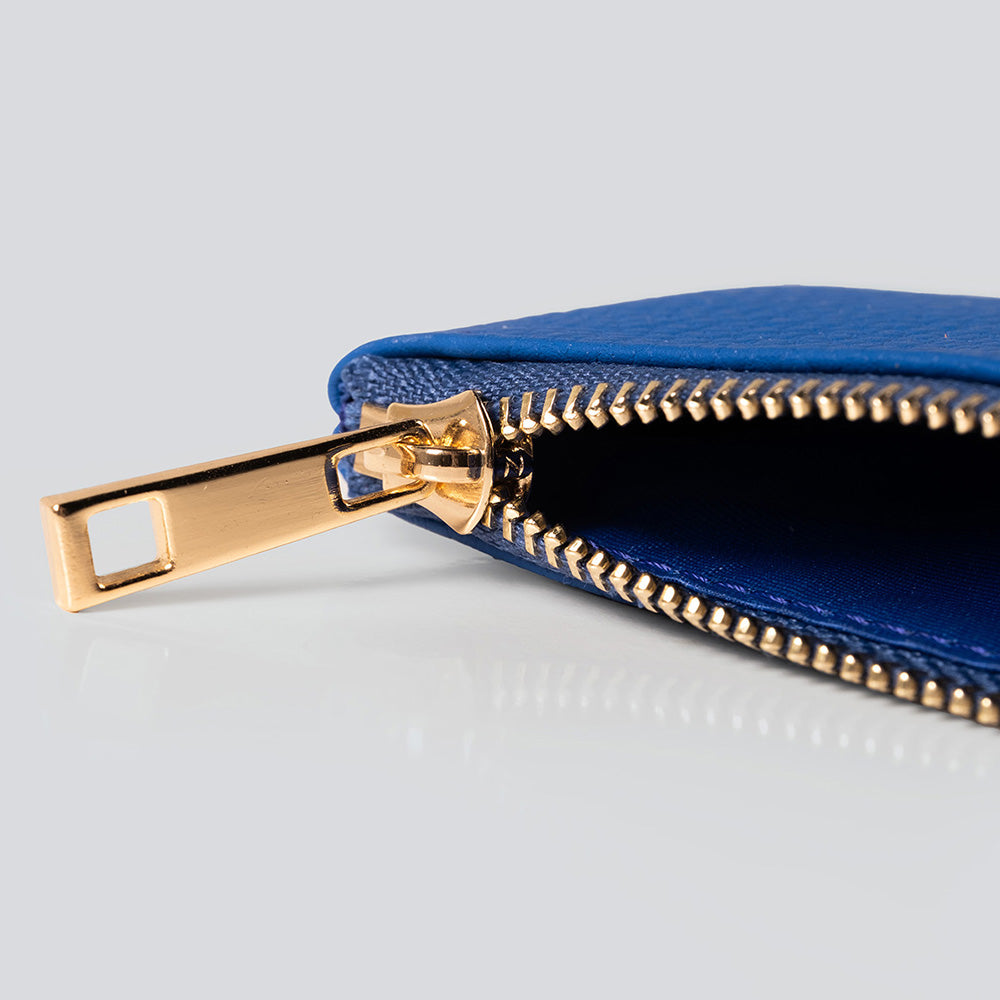 3002 Unisex Leather Coin Purse With Zipper