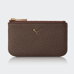 3002 Unisex Leather Coin Purse With Zipper