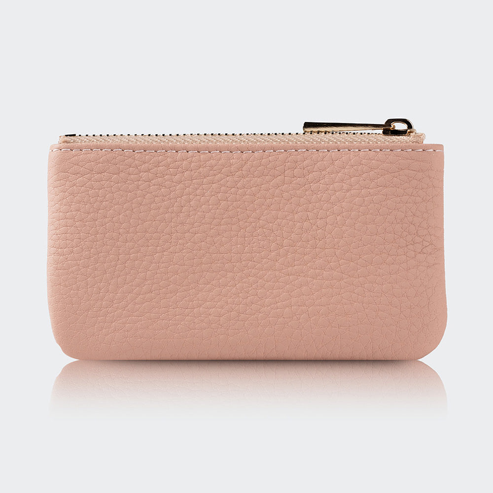 3002 Unisex Leather Coin Purse With Zipper