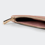 3002 Unisex Leather Coin Purse With Zipper
