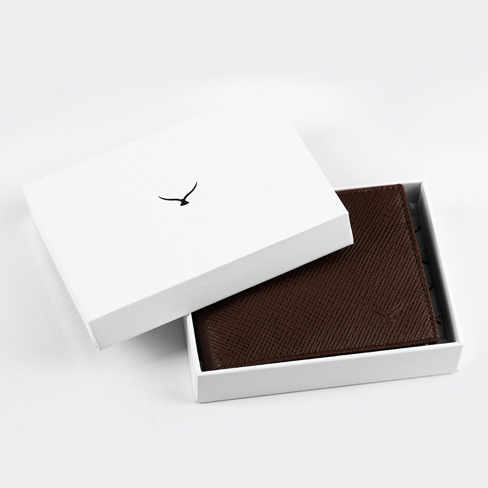 4101 Men Leather Wallet With Two Compartments