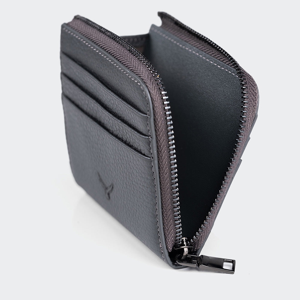 4506 Men Leather Card Holder With Zipper