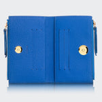 5107 Women Two Pocket Leather Wallet With Magnetic Closure