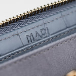 5110 Women Large Leather Wallet With Triple Compartments