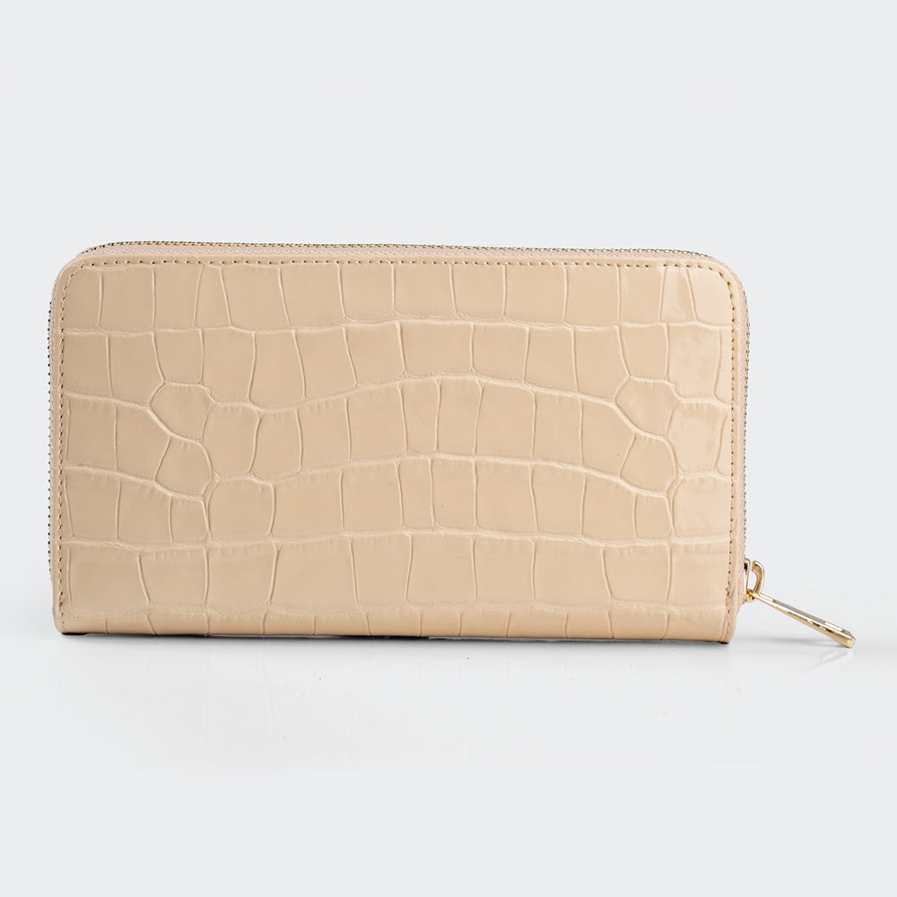 5110 Women Large Leather Wallet With Triple Compartments