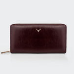 5111 Women Large Leather Wallet With Dual Compartments