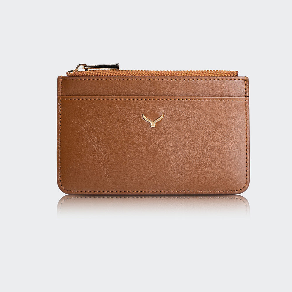 5507 Women Leather Card Holder With Zipper