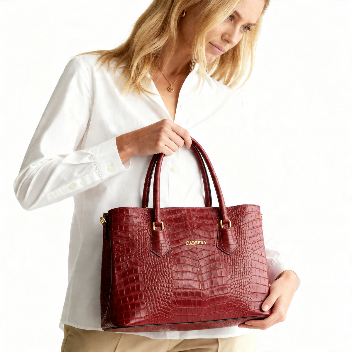 Carrera Novelya Genuine leather hand bags for women
