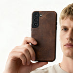 Samsung Galaxy S22 Leather Back Cover UJ