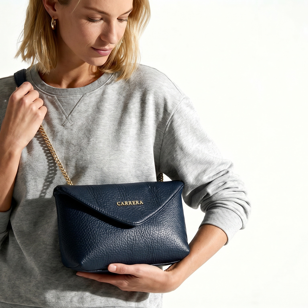 Carrera Lunera Women's Leather Strap Bag