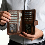Coppet 6.7 inch Phone Compatible Leather Card Holder