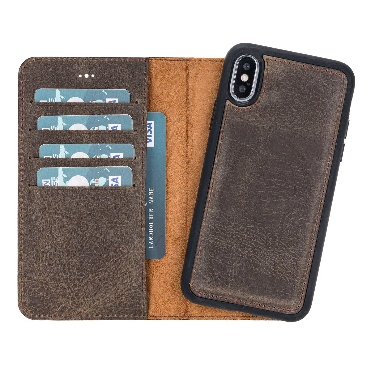 Apple iPhone XS Max Series Leather Wallet Case