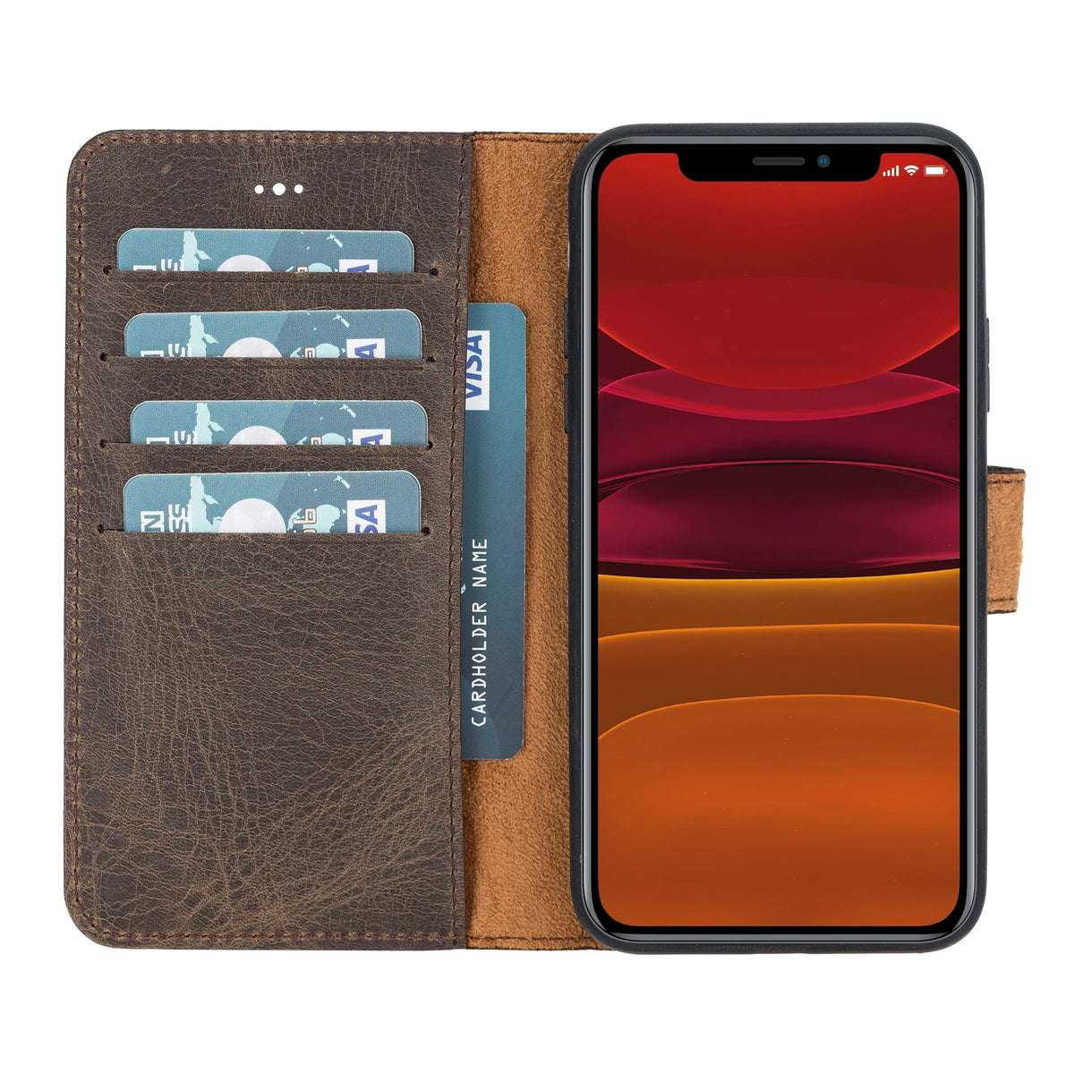 Apple iPhone XS Max Series Leather Wallet Case
