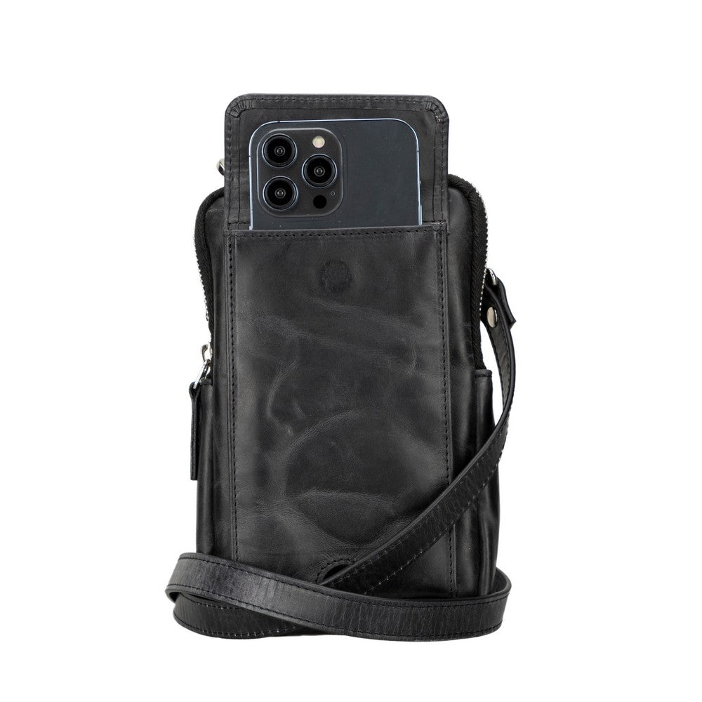 Fuco Real Leather Men's Crossbody Bag