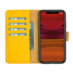 Apple iPhone 11 Series Compatible Leather Wallet Case