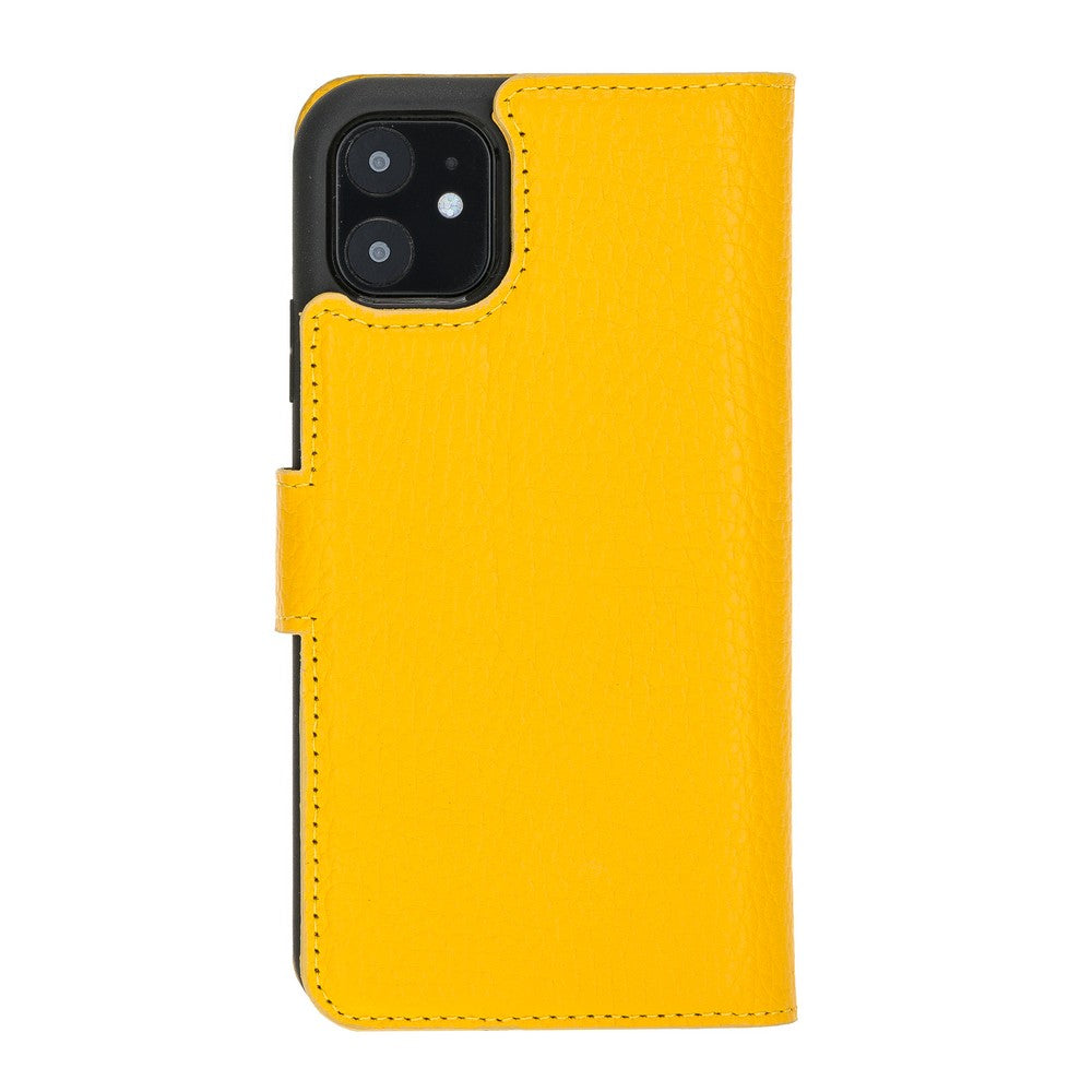Apple iPhone 11 Series Compatible Leather Wallet Case