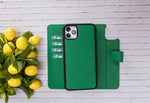 Apple iPhone 11 Series Compatible Leather Wallet Case