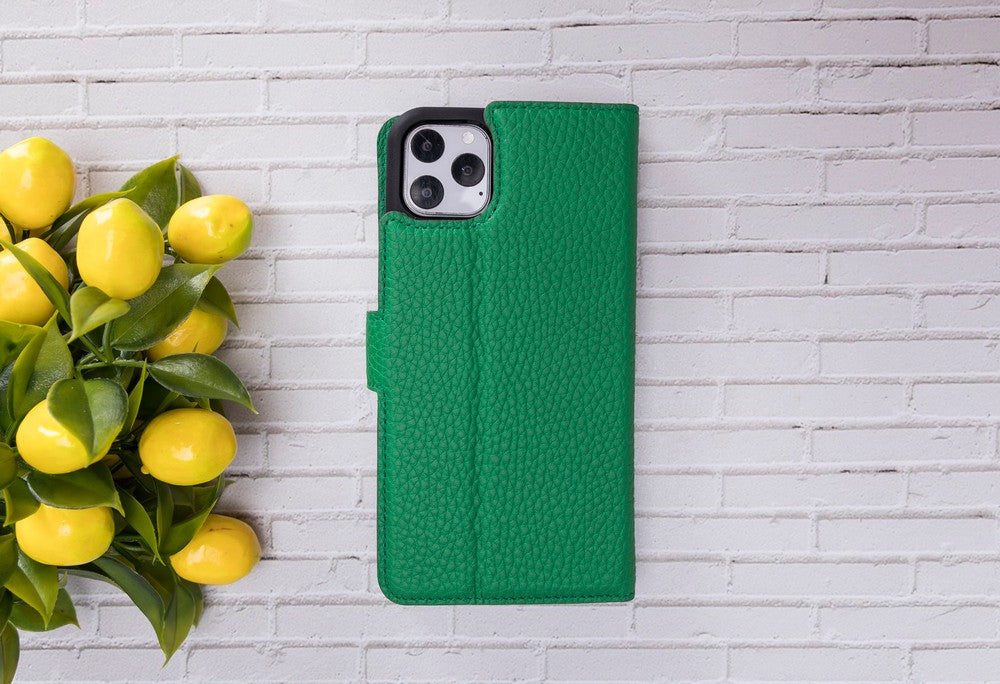 Apple iPhone 11 Series Compatible Leather Wallet Case