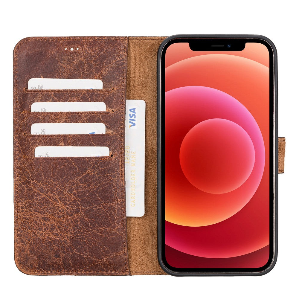 Apple iPhone 12 Series Leather Wallet Case