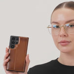 Leather Wallet Case for Samsung Galaxy S23, Plus, Ultra, RFID Blocking, Card Holder, Wireless Charging Compatible (Evervale)