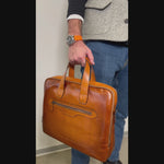 Apollo 15-16 inch Leather MacBook Case