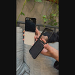 Slim Leather Case for Samsung Galaxy Z Flip 5 (Eldur)