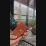 Minimalist Leather Smart Wallet – RFID Blocking Card Holder (Venus)